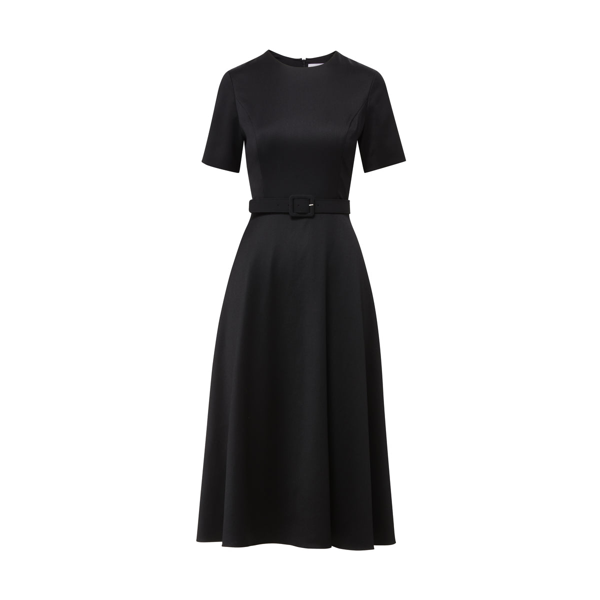 navy blue dress for baby girl Calvin Klein Belted A-Line Dress main image 0