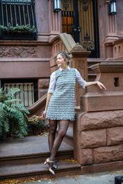 laurel dress in sparkle tweed