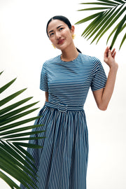 leigh ann dress in stripe