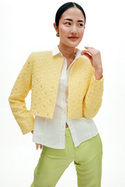 blaire jacket in crystal cloque