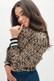 daphne jacket in gramercy tweed