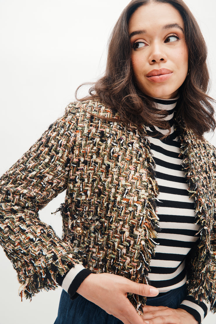 daphne jacket in gramercy tweed