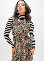 drew dress in gramercy tweed