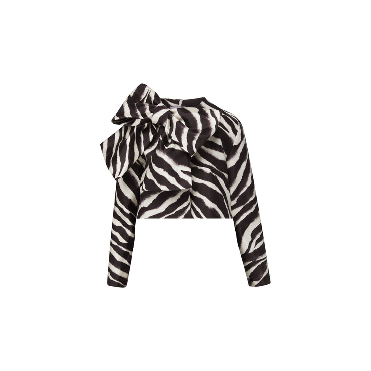 Annie Jacket in Watercolor Zebra