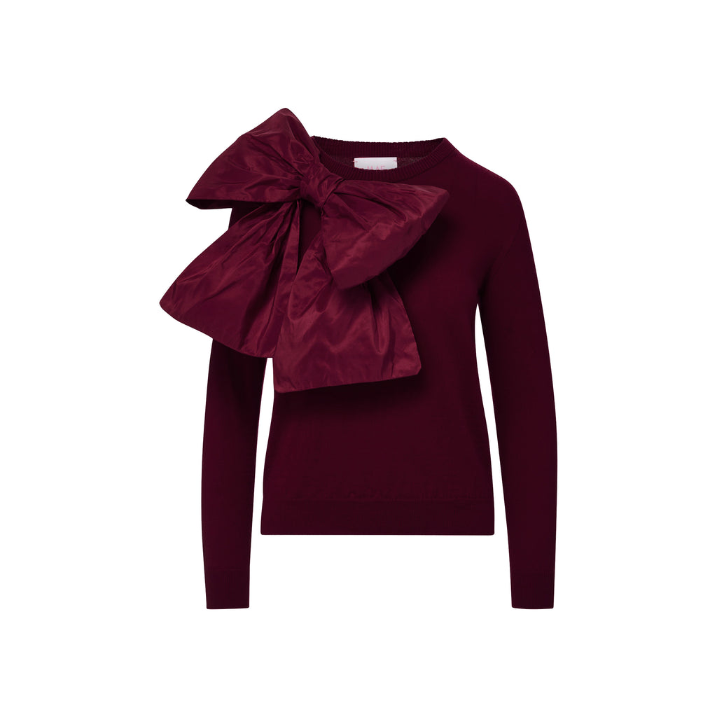 patricia sweater merlot made to order