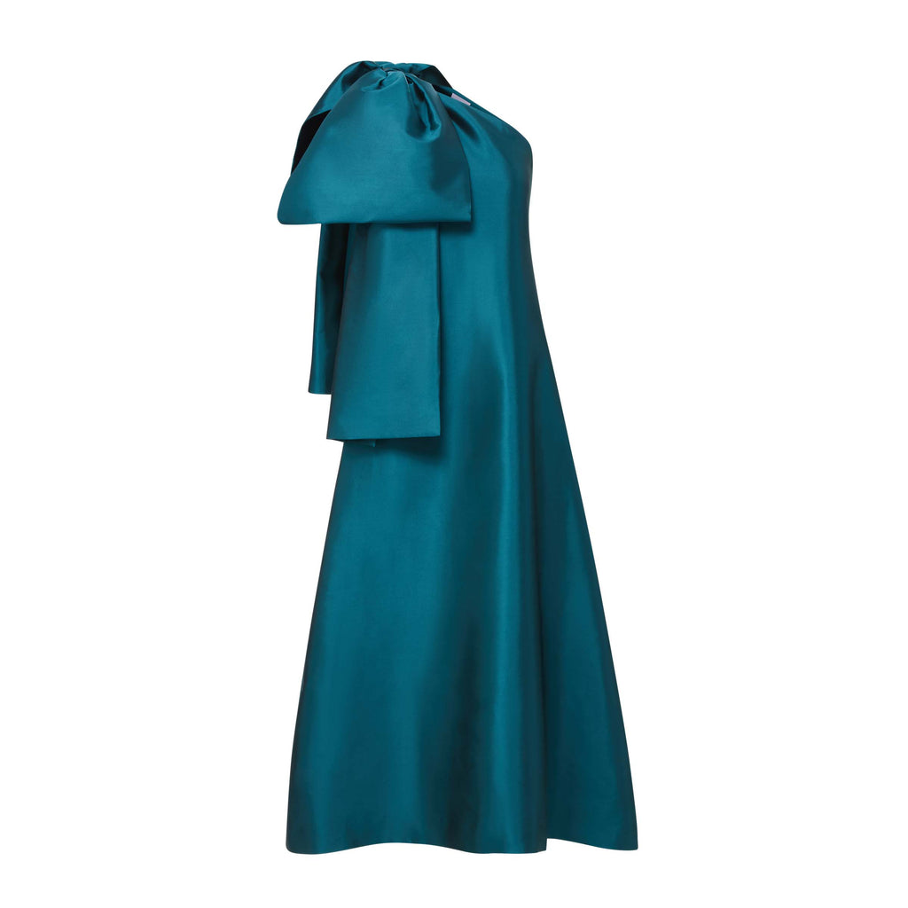 rita gown peacock made to order