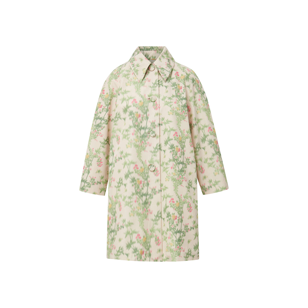 x scalamandre goldie coat jardin de chine