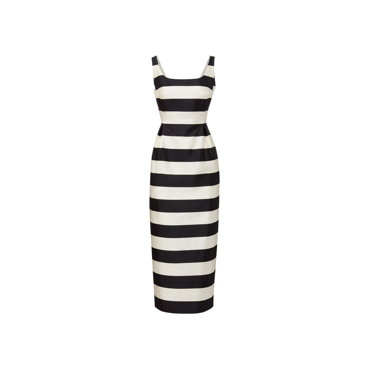 kendall dress in high line stripe