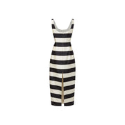 kendall dress in high line stripe