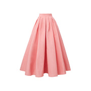 lilah skirt in silk faille - made to order