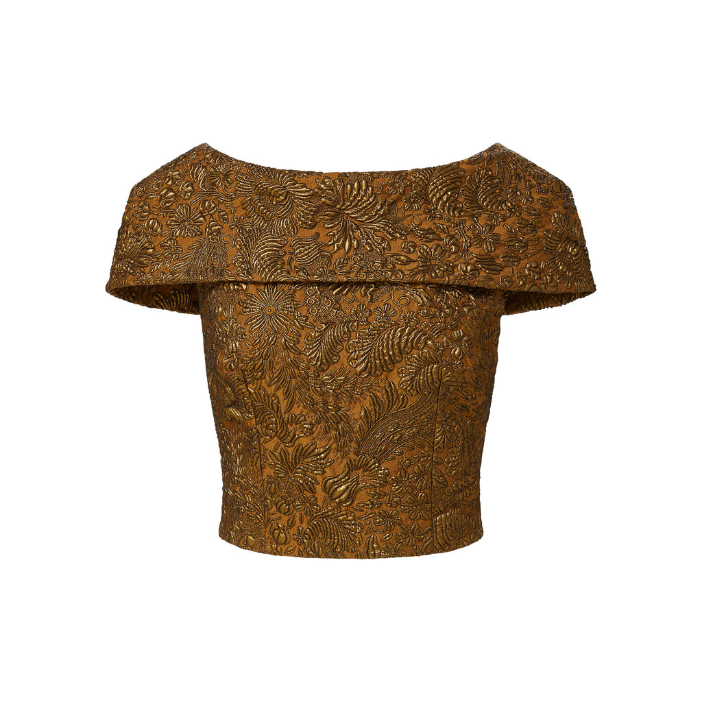 bethany top brocade