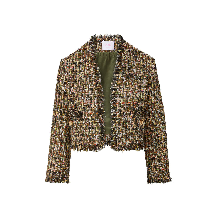 daphne jacket in gramercy tweed