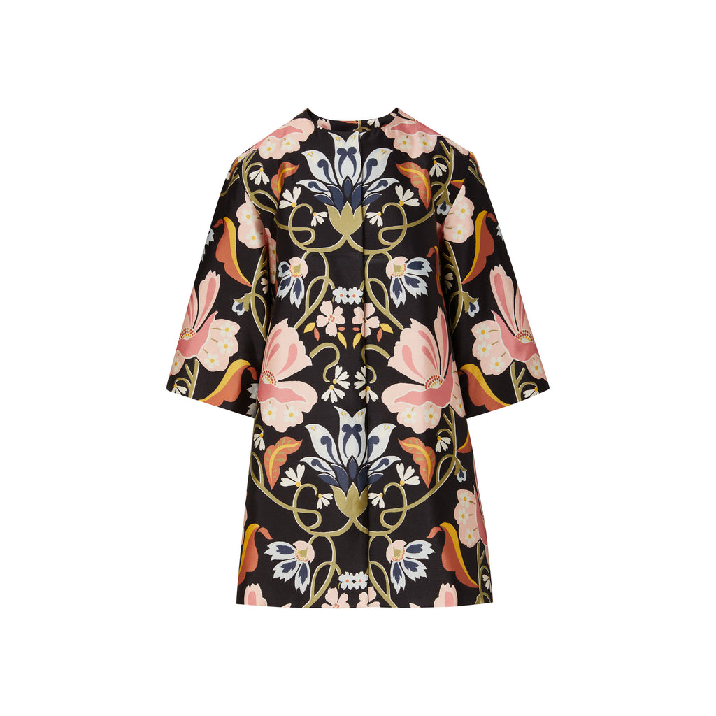 audrey coat floral vines