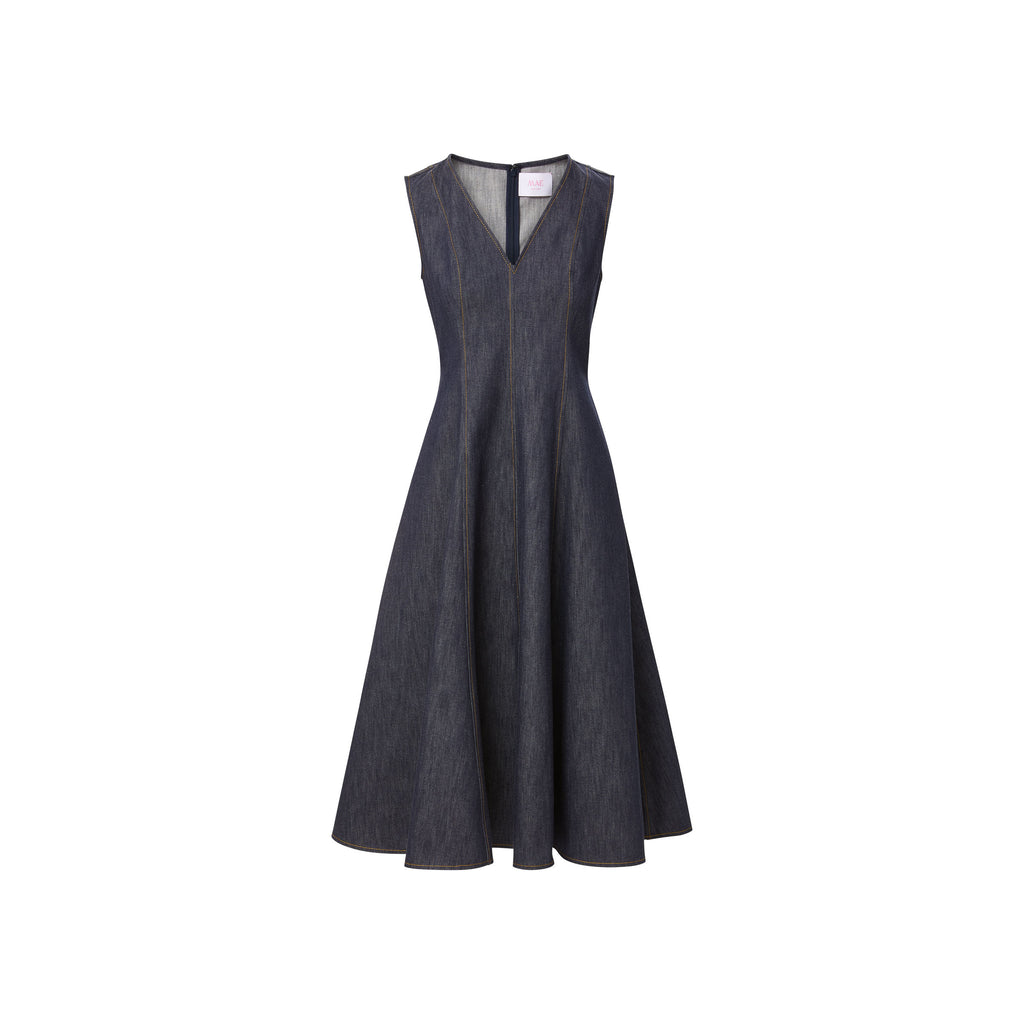 melissa dress stretch denim
