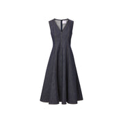 melissa dress in stretch denim