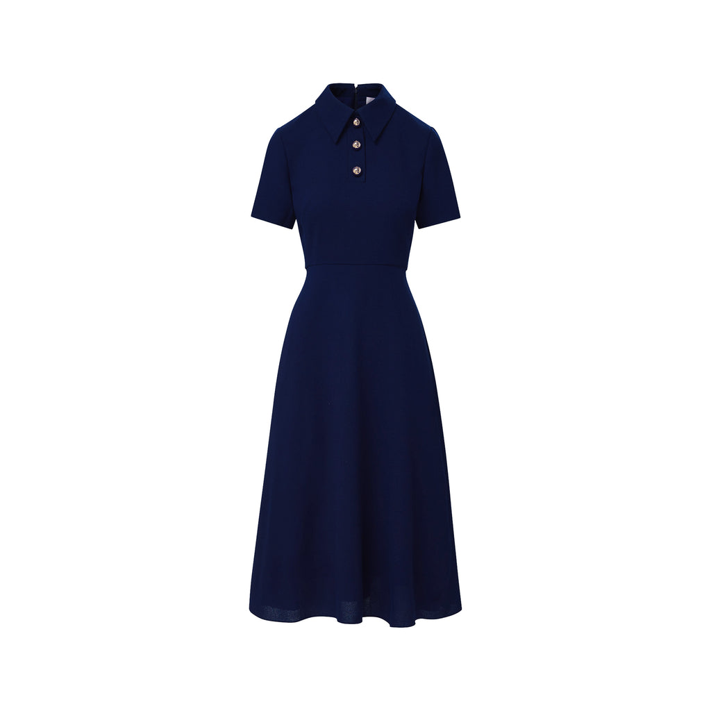 erin dress in cadet navy