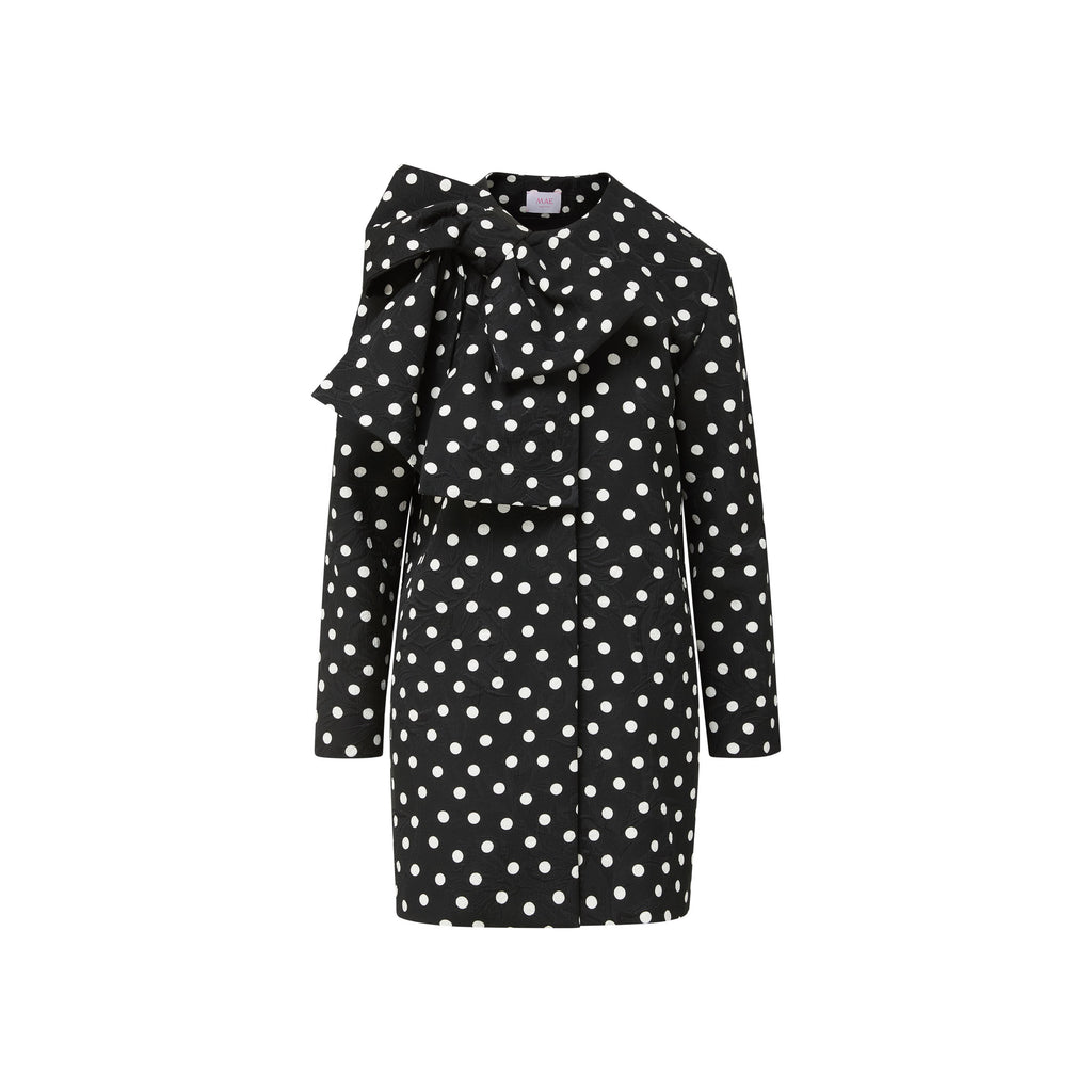 phoebe coat in dancing dot