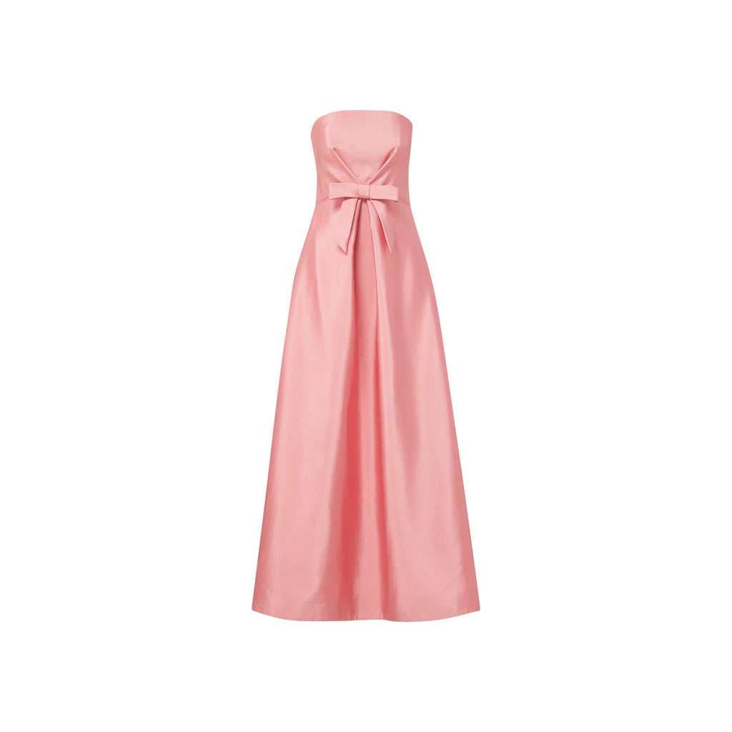 sabrina gown petal silk wool made to order