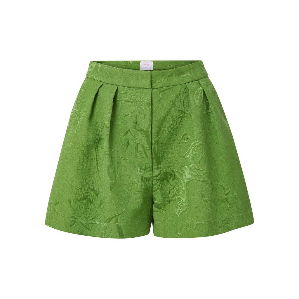 shea short pistachio brocade