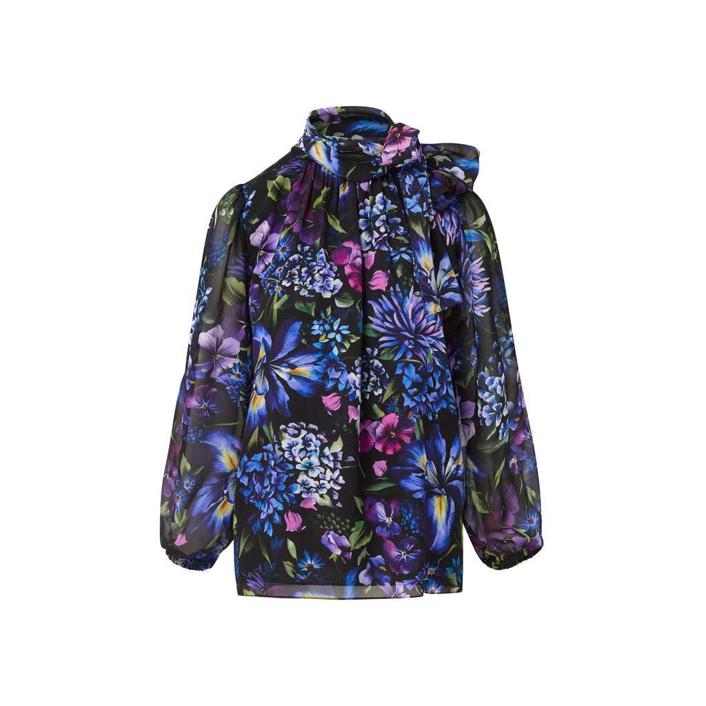 sylvie top astor garden silk