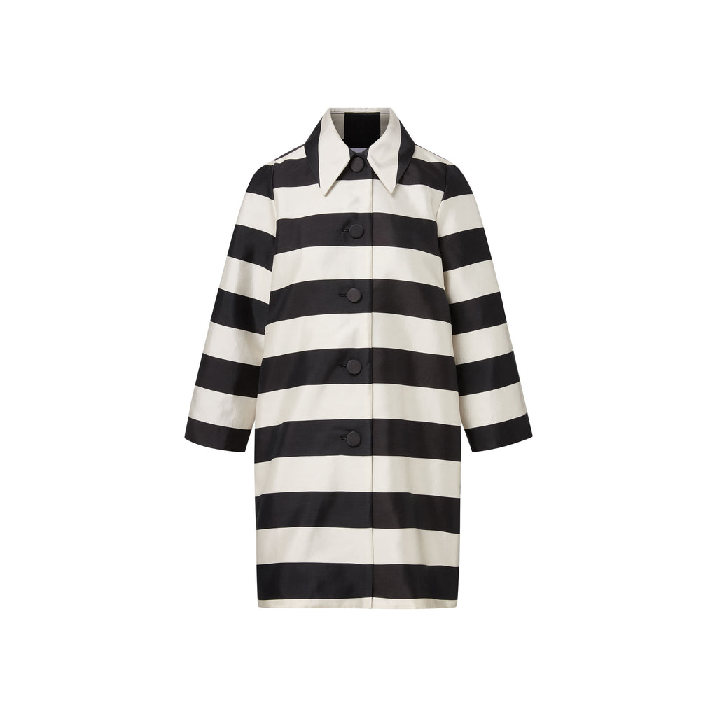 goldie coat in highline stripe