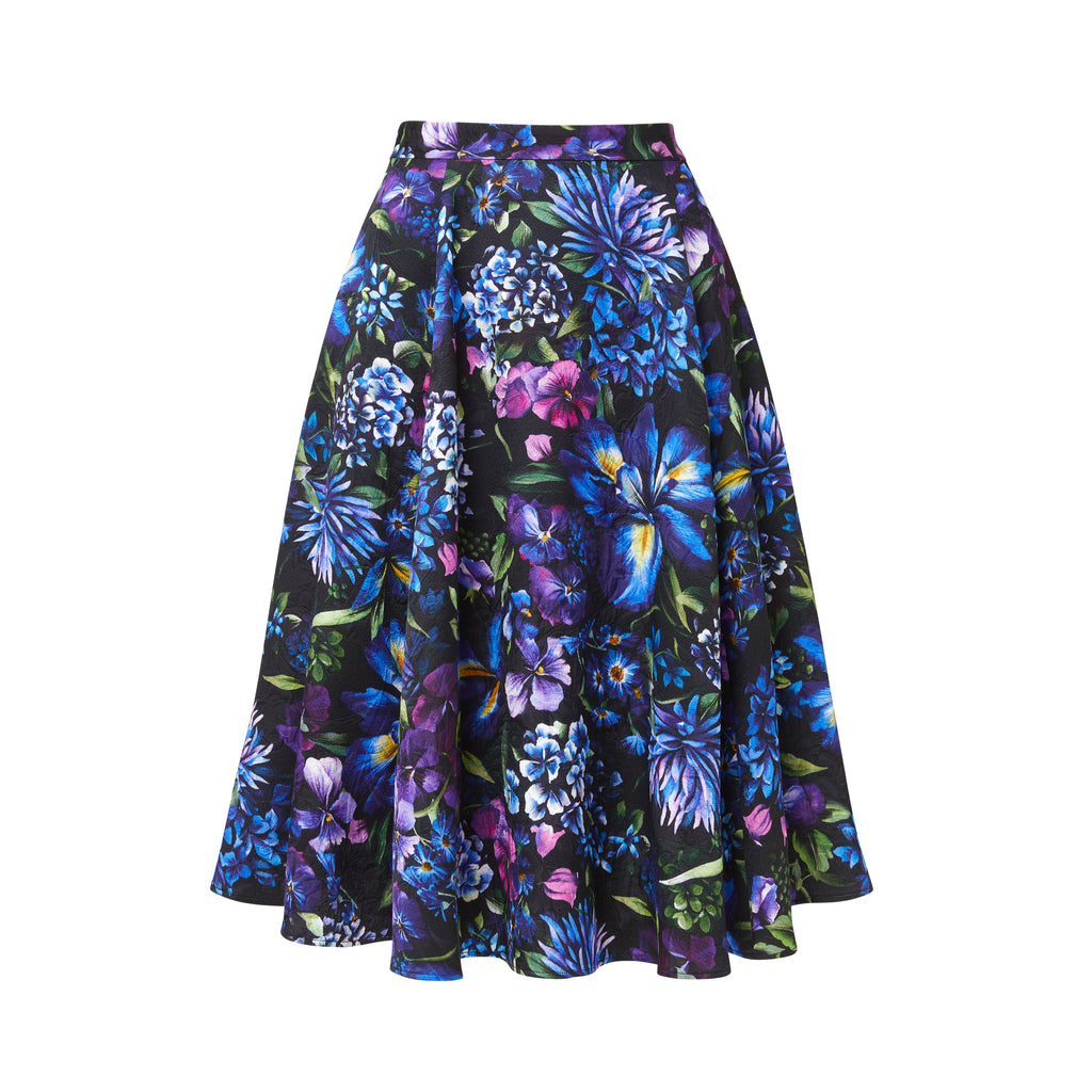 alanna skirt in astor garden brocade