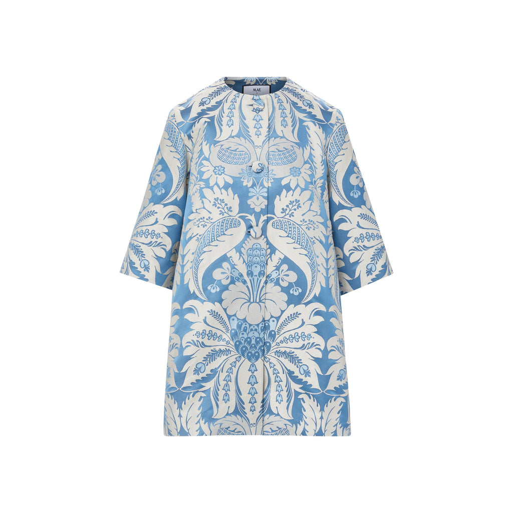 x scalamandre audrey coat estate damask made to order