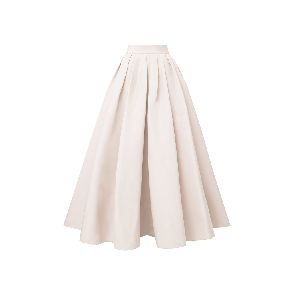 mrs. lilah skirt silk faille made to order