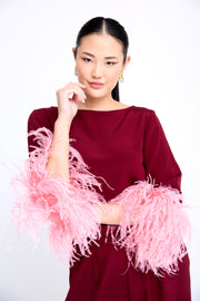 mae x val coco top in bordeaux