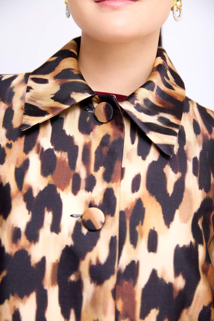 mae x val goldie coat in jaguar - preorder