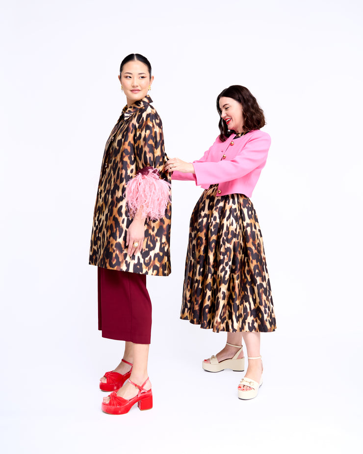 mae x val goldie coat in jaguar - preorder