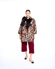 mae x val kimmy top in black cotton sateen - preorder