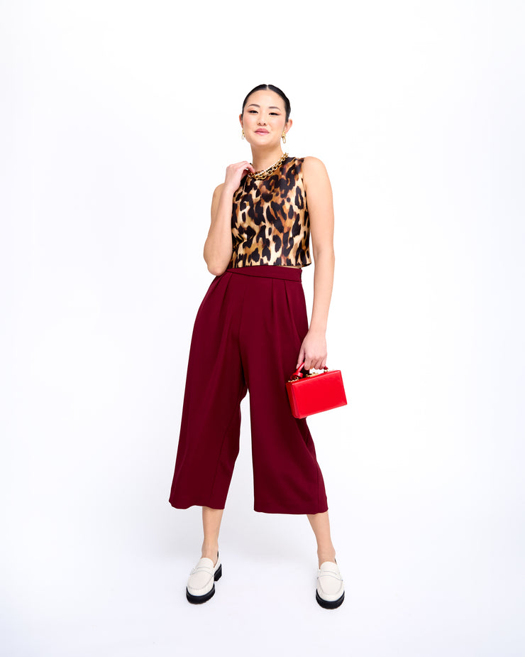 mae x val piper pant in bordeaux