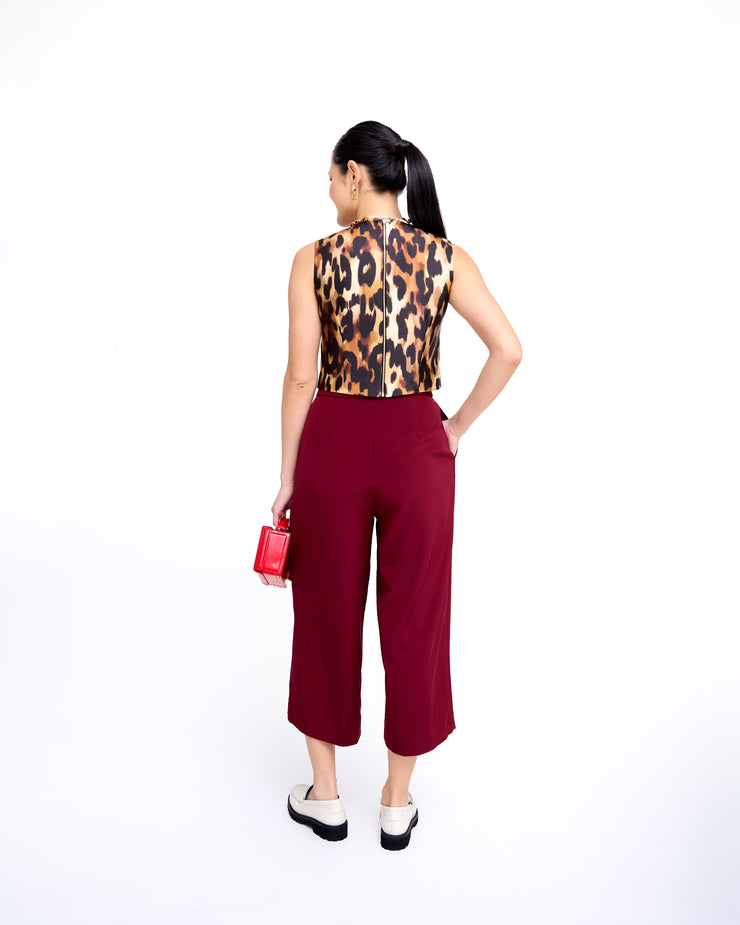 mae x val piper pant in bordeaux