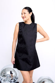 laurel dress in watermark jacquard