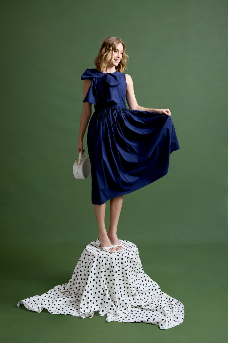 cadet blue color dress Cadet Blue Shirt - Ivory Trousers