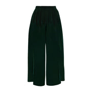 jess pant in green velvet - archive sale