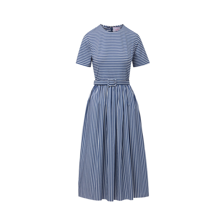 leigh ann dress in stripe