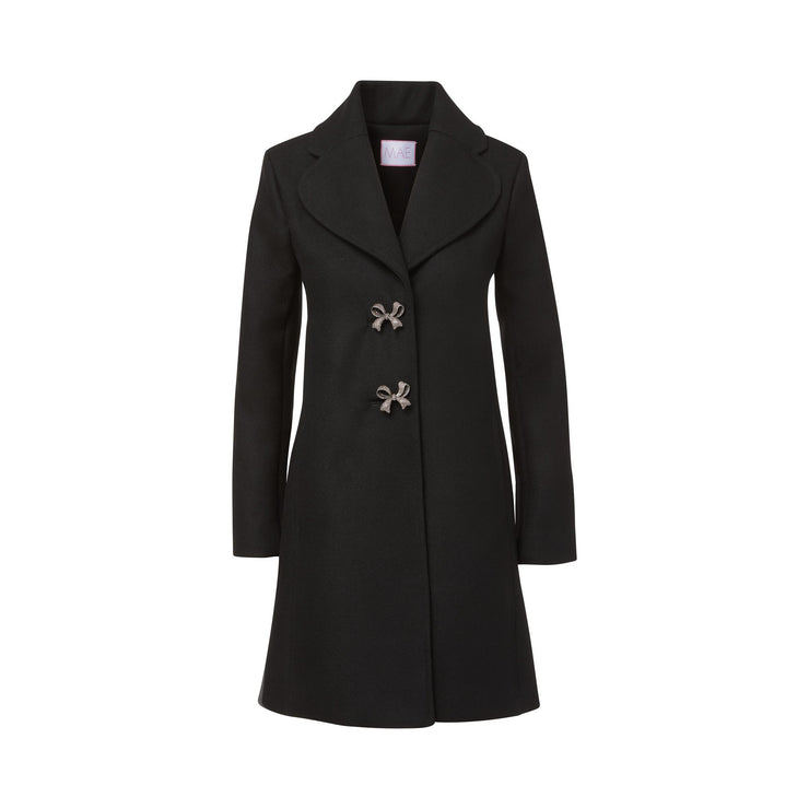 olivia coat in black