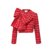 mae x val annie jacket in red